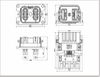 High voltage connector HV6-2PIN