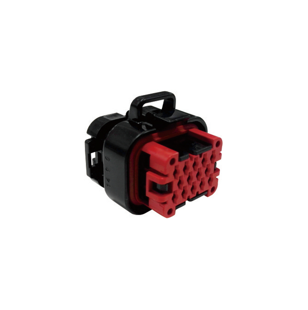 Signal connector – waterproof, three-row, 14-pin