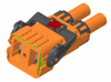 High voltage connector HV6-2PIN