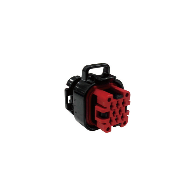 Signal connector – waterproof, three-row, 8-pin