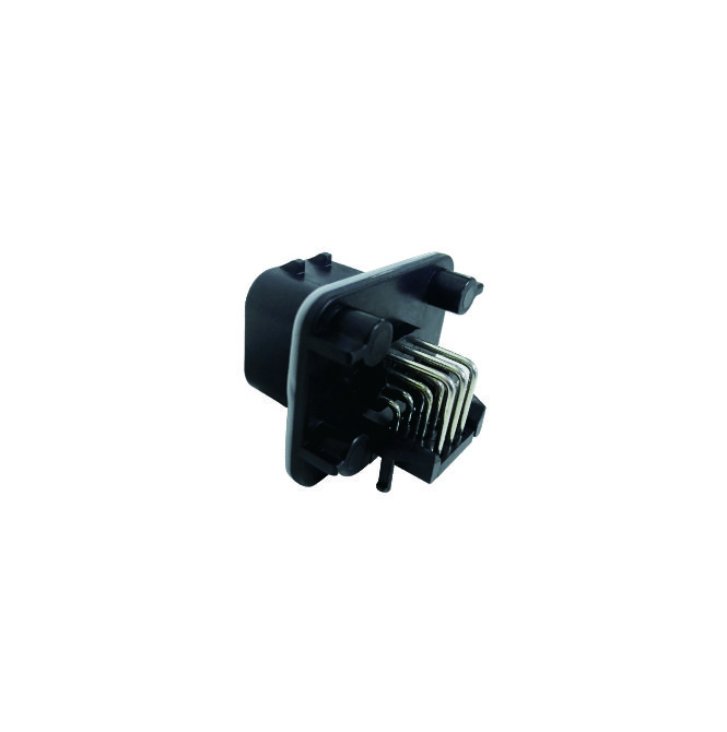 Signal connector – waterproof, three-row, 8-pin