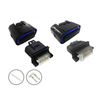 Signal connector-waterproof, double row, 18/26 core